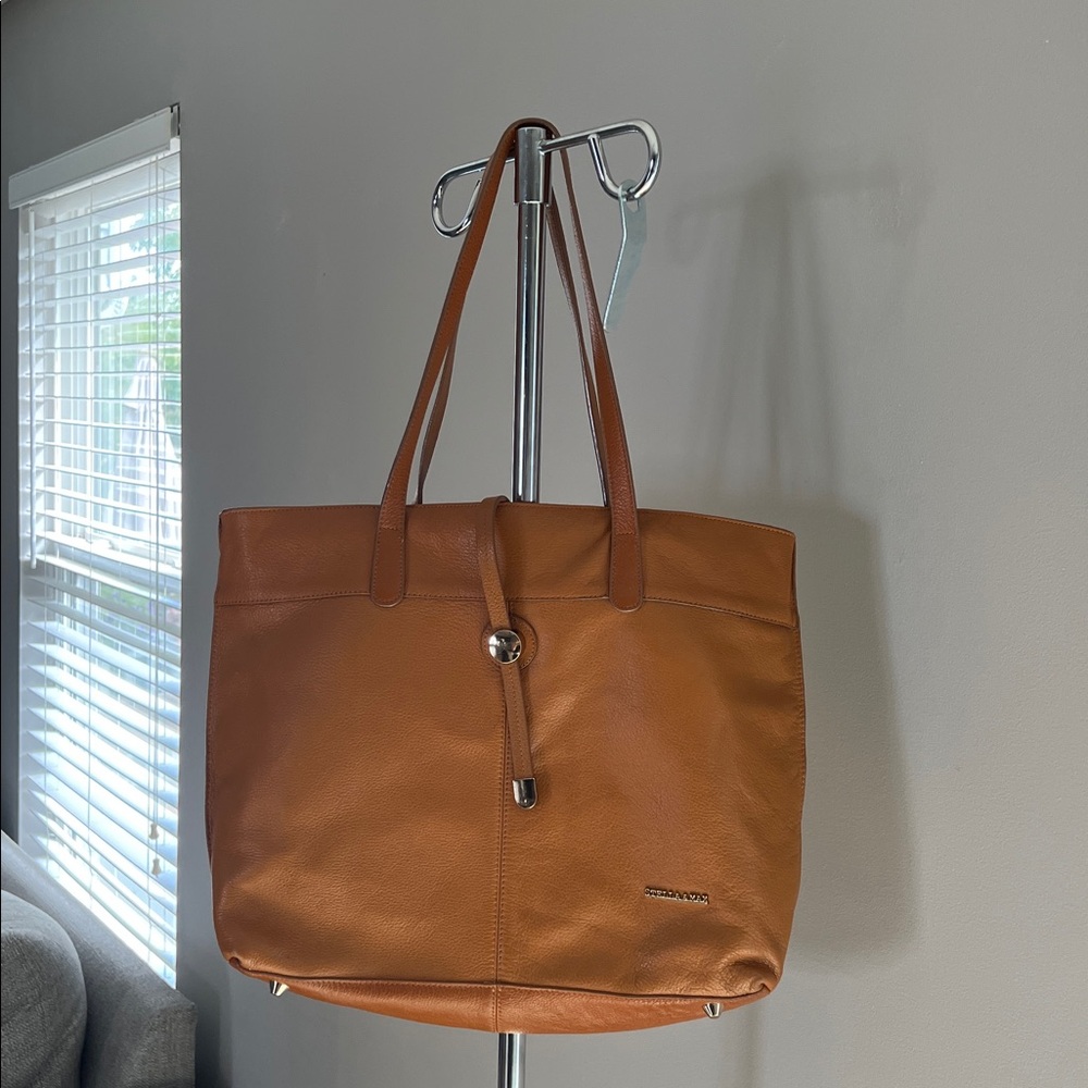 Stella & Max Soft Grain Leather Shoulder Tote Hand Bag Purse Classic